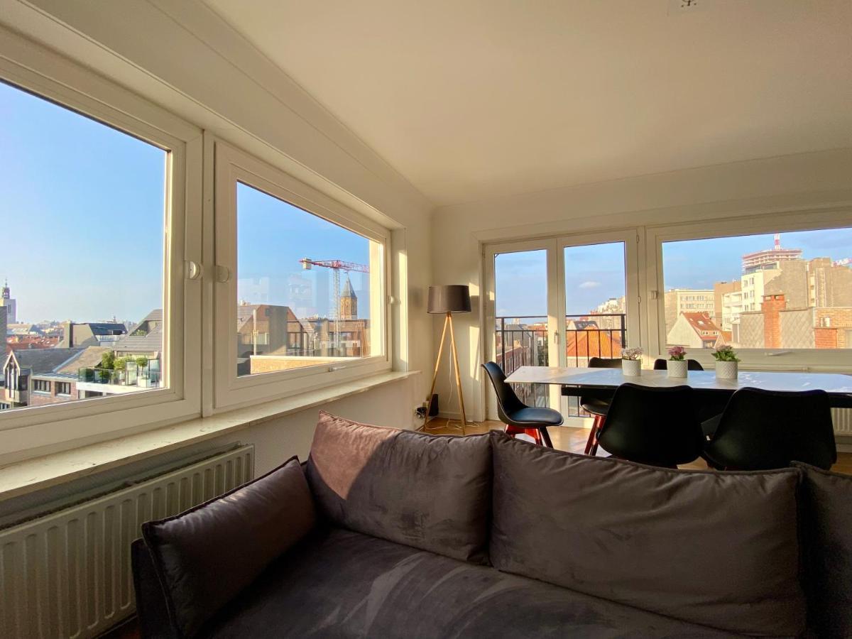 Luxury 3 Bedroom Apartment On The Top Floor With Panoramic View 奥斯滕德 外观 照片