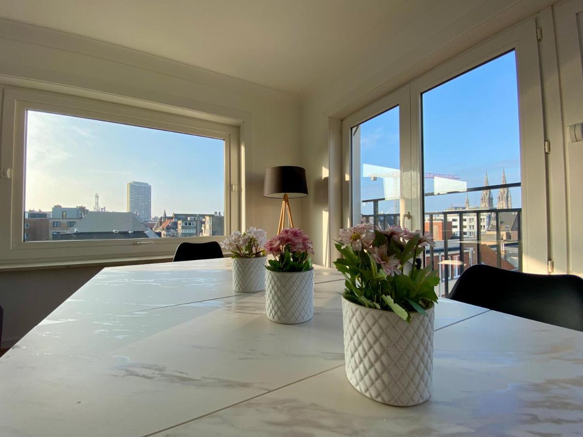 Luxury 3 Bedroom Apartment On The Top Floor With Panoramic View 奥斯滕德 外观 照片